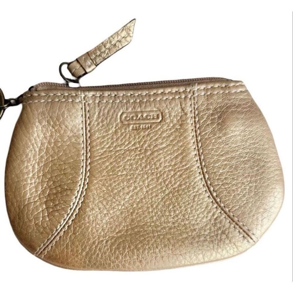 Coach Leather Keychain Wallet - Picture 3 of 5